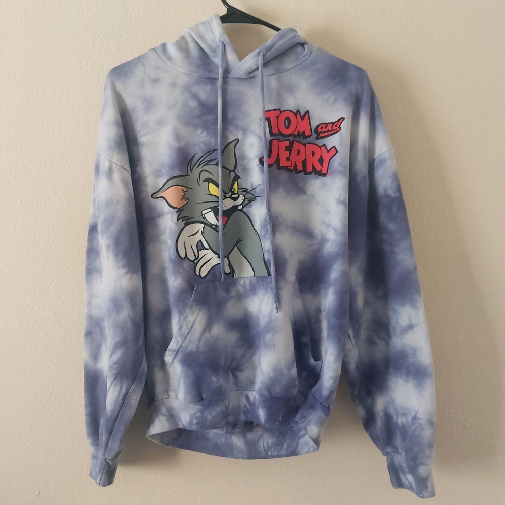 Tom and Jerry Tie Dye Hoodie - Size M